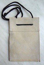 Brustbeutel DDR Volkspolizei NVA Brusttasche für Ausweis und Dokumente Wildleder