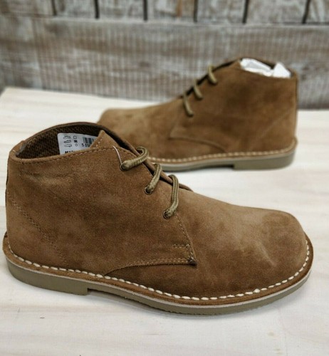 Mens Suede Desert Boots Classic Laced 