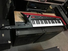 Roland AX-Edge Red/BLACK Keytar with White keys keyboard Customized //ARMENS//