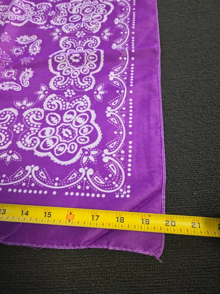 Juego de 15 pañuelos de neón ~ naranja, rosa, púrpura ~ 5x cada color, cuadrado de 20" Foto 4 de 4