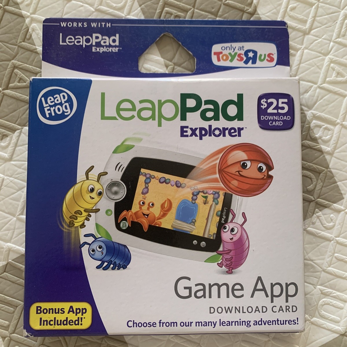 LeapFrog LeapPad Explorer Game App Download Card $25 Leap Pad 