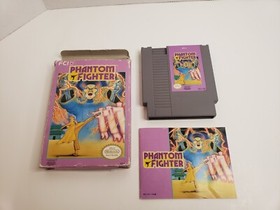 Phantom Fighter CIB Original Nintendo NES Game 1990 Tested, Clean