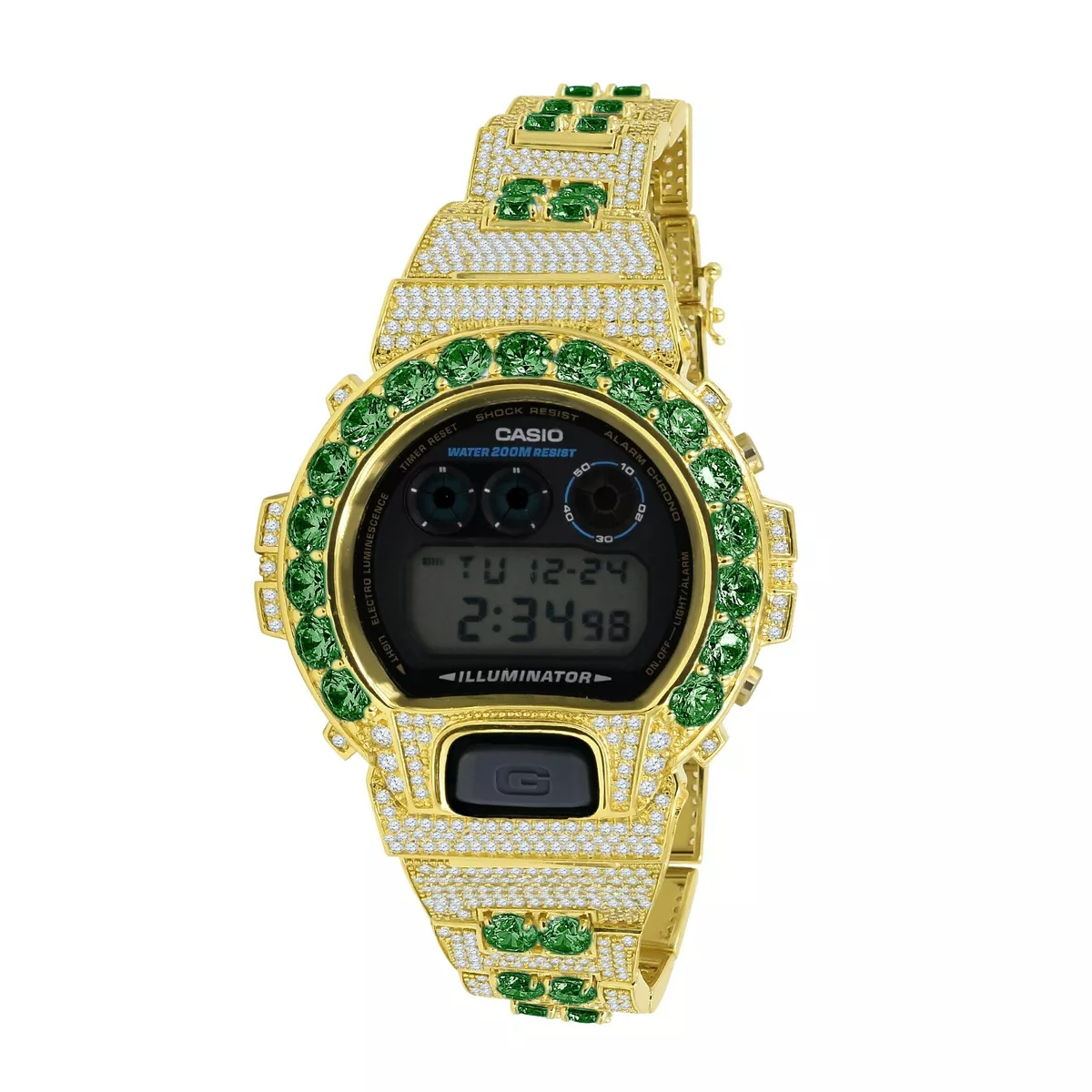 18k top gold casio