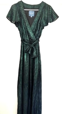 ModCloth Time to Shine Maxi Dress in Emerald Green, Metallic, Fringe Small | eBay ModCloth Time to Shine Maxi Dress in Emerald Green, Metallic, Fringe Small | eBay