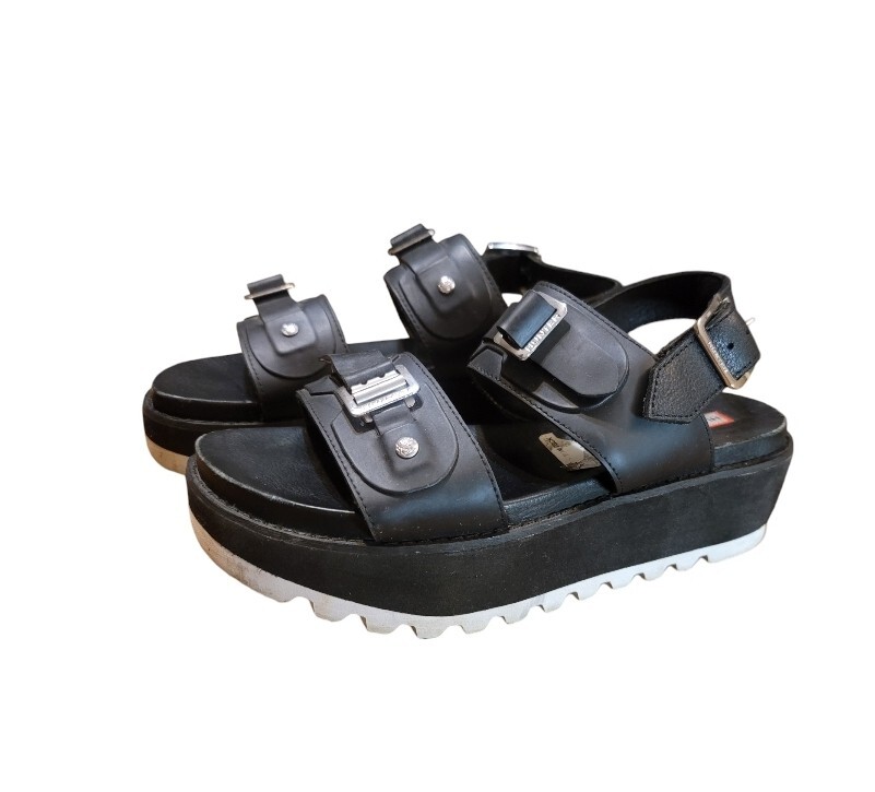 ★HUNTER★BUCKLE PLATFORM SANDAL Hunter Original Double Buckle Platform Sandals