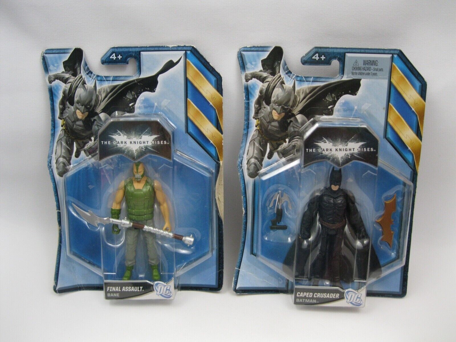 Final Assault Bane Caped Crusader Batman Action Figures Lot Dark Knight Rises DC-image