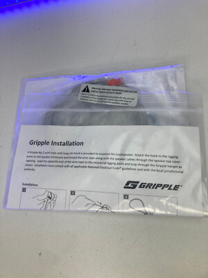 Gripple NO.2 Stahl Aufhängesystem Drahtseil Schlaufe Befestigungsset #273