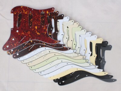 8 Loch STRATOCASTER Kratzplatte Pickguard Für USA/Mex Fender In 12 Farben