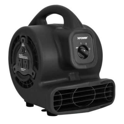 #ad XPOWER P 80A Air Mover Utility Fan Built In Power Outlets Certified Refurbished $49.00