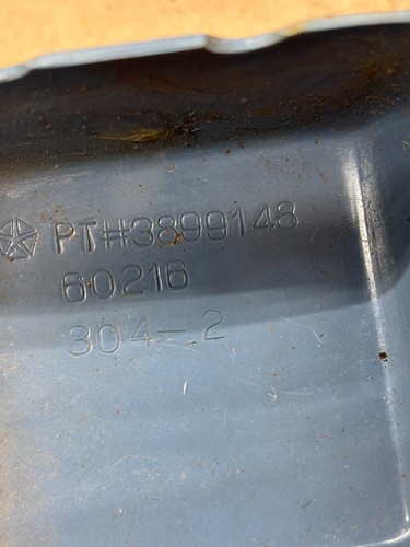 1981 1987 Dodge RAM W150 D150 W250 W350 LIGHT BLUE SEAT BELT RETRACTOR COVER OEM - Picture 11 of 11