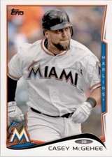 2014 Topps #340 Casey McGehee NM-MT Marlins ID:2801