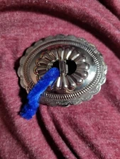 (8X) Western Antique Leathercraft Slotted Concho/Saddles 1-3/4" X 2" Jewelry 