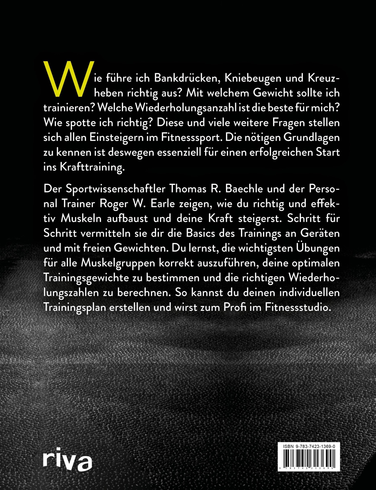 Thumbnail - Krafttraining - Das Handbuch Für Einsteiger | Thomas R. Baechle (u.