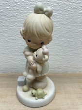 1993 Enesco Precious Moments Loving Porcelain Figurine  PM 932
