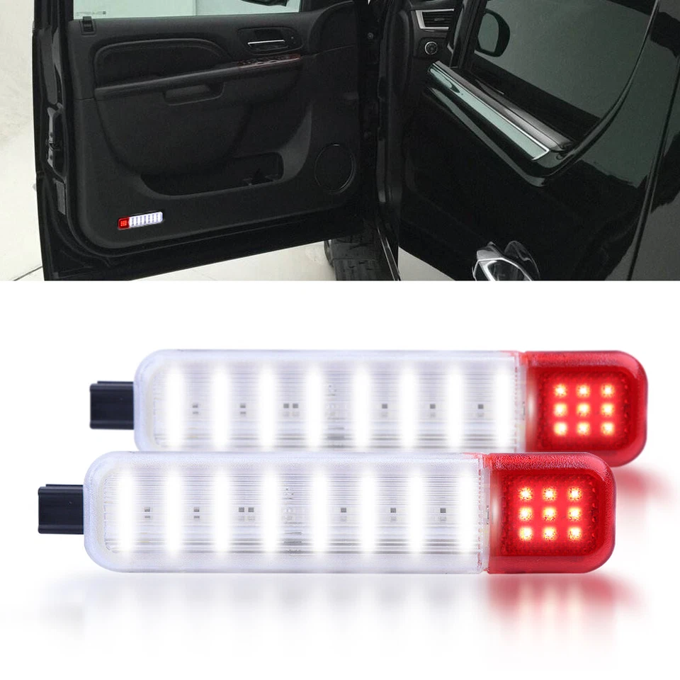 2x SMD LED Interior Panel Puerta Luz Cortesía Lámpara Para Chevy Silverado 1995-2007 Foto 2 de 4