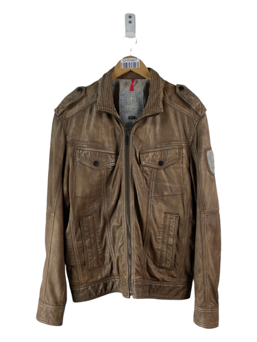 Strellson Jacket Biker Jacket Braun 