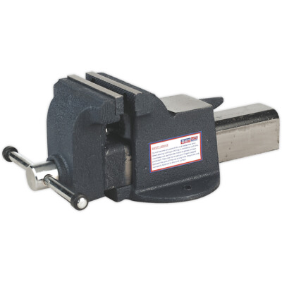 Schwerlast Tischschraubstock aus Stahl - 100 mm Backenbreite - eingebauter Amboss
