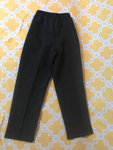 Long pants, size 8, boys, girls, black, George, elastic waistband, formal, used - Picture 2 of 3