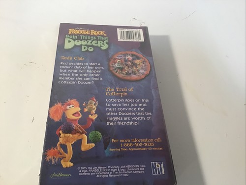 Fraggle Rock Doin Things That Doozers Do NEW Factory SEALED VHS 2005 Jim Henson - Picture 2 of 3