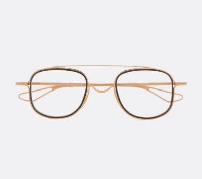 DITA TESSEL Eyeglasses DTX118-46-02 Gold & Gun 46-23 