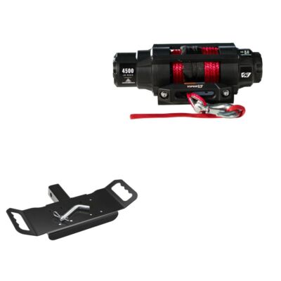 Viper 4500lbs V3 Winch With Mount For Kawasaki Brute Force 650 2005-2013