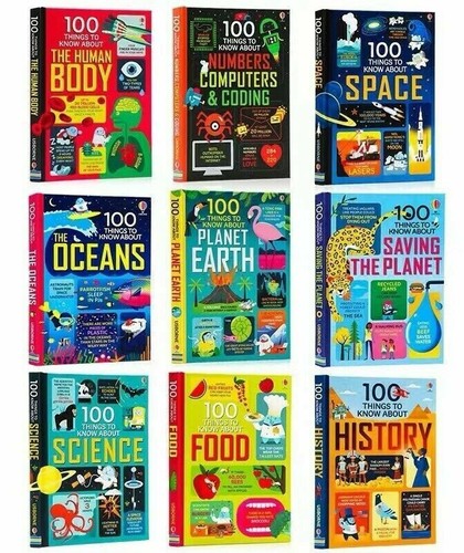 NEW USBORNE 100 THINGS TO KNOW ABOUT... Learning from home Homeschooling helper - Bild 1 von 4