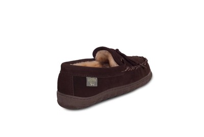Cloud‎ Nine Sheepskin Mens M11 Suede Moccasin Slippers Tan Brown Shearling Lined Amazon.com | Cloud Nine Sheepskin Men main image 4