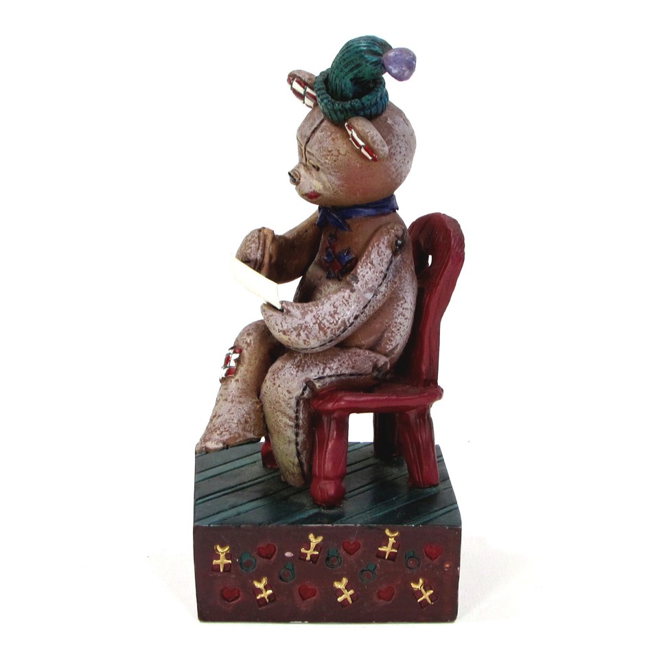 Vintage Jim Shore MAX BEAR DEAR SANTA 5" Figurine 1996 Christmas