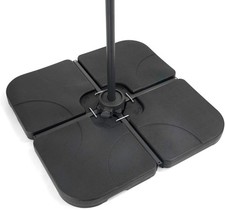 Cantilever Parasol Base Weights, 80kg, 4-Section Fillable Base