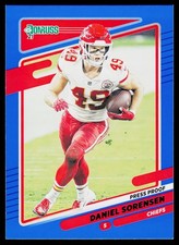 Daniel Sorensen 2021 Donruss #121 Press Proof Blue