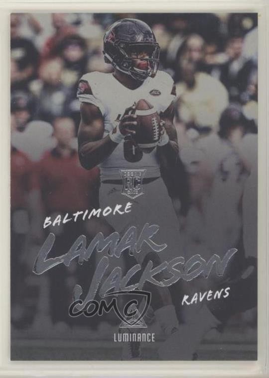2018 Panini Luminance Rookie Lamar Jackson #159 2r7