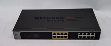 NETGEAR JGS516PE ProSafe Plus 16-Port Gigabit POE Ethernet Network Switch