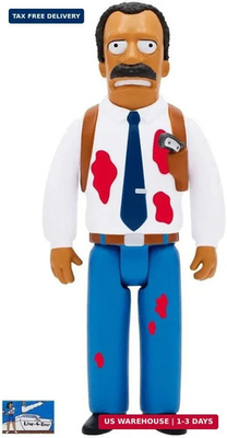 #ad Super7 The Simpsons Scoey 3.75quot; The Simpsons Action Figure with Accessory Clas $28.11