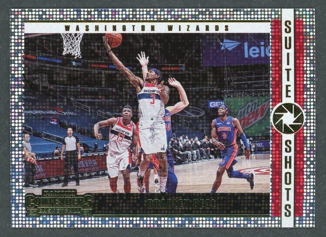 2020-21 Panini Contenders - Bradley Beal - Suite Shots #3 Washington Wizards