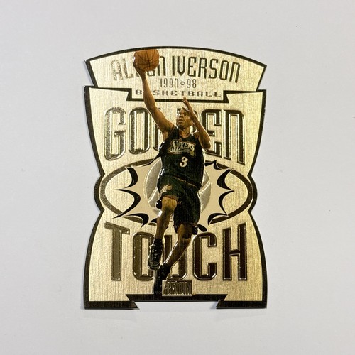 Allen Iverson #2GT 1997 Skybox Premium Golden Touch card