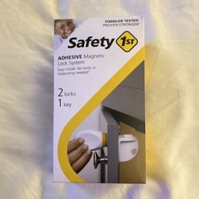 Safety 1st Adhesive Magnetic Lock System 2 Locks 1 Key HS292 Model MPN