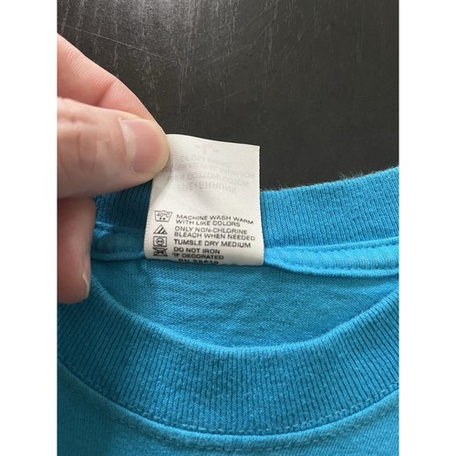 Vintage 2004 Lone Star Rally T-Shirt - Vibrant Teal - Picture 6 of 8