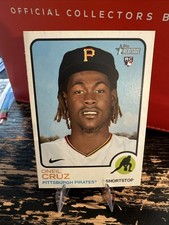 2022 Topps Heritage - Oneil Cruz Rookie Card RC #157 Pittsburgh Pirates