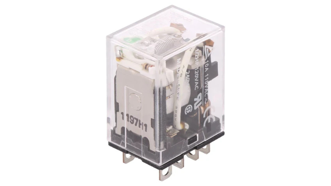 LY2N-48DC Relay: Electromagnetic DPDT Coils: 48VDC 10A/110VAC /T2UK