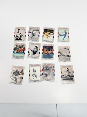 1991 Impel U.S. Olympic Hall of Fame Trading Card Lot of 12 - Heiden, Fleming