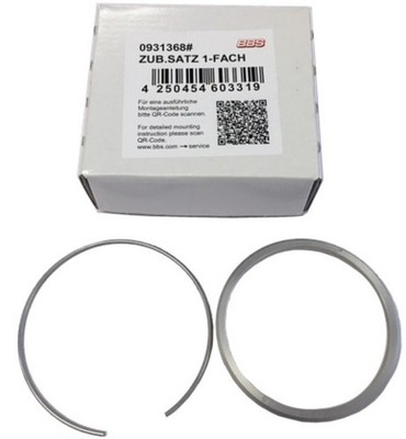 BBS PFS KIT Includes 82mm OD - 72.5mm ID Ring / 82mm Clip Fits BMW