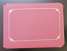 Creative Memories 5x7 Album With 15 Pages Red with Gold Trim