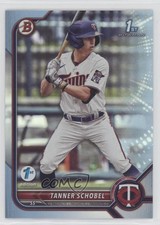 2022 Bowman Draft 1st Edition Sky Blue Foil Tanner Schobel #BD-28 0b3