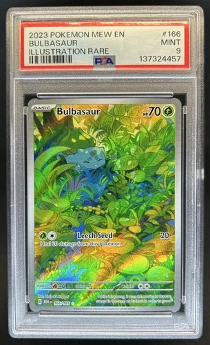 2023 Pokemon SV 151 Bulbasaur #166/165 PSA 9