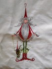 Patience Brewster Krinkles Xmas Santa-Kitty Cat Guest Tea Towel MacKenzie Childs — photo 2