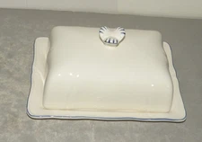 NEW  Covered Butter Dish   Filets Bleus From GIEN