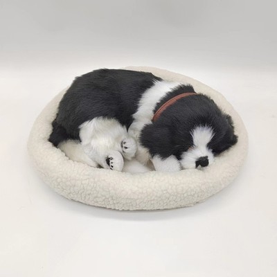 Lebensecht atmender Hund Plüschtier weiches Material perfekt für Home Styling