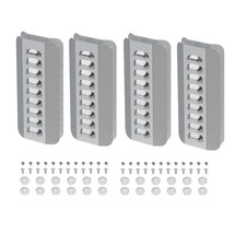 4 Pcs Container Air Vent Kit,Galvanized Steel Shipping Container Accessories