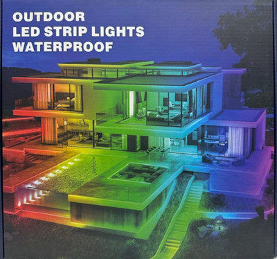 RGB Außen LED Streifen Lichter Wasserdicht 100ft/30m Fernbedienung Smart App Steuerung