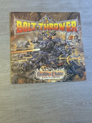 Bolt Thrower Realm Of Chaos 1. Press Non Gatefold + Insert Earache Vinyl LP